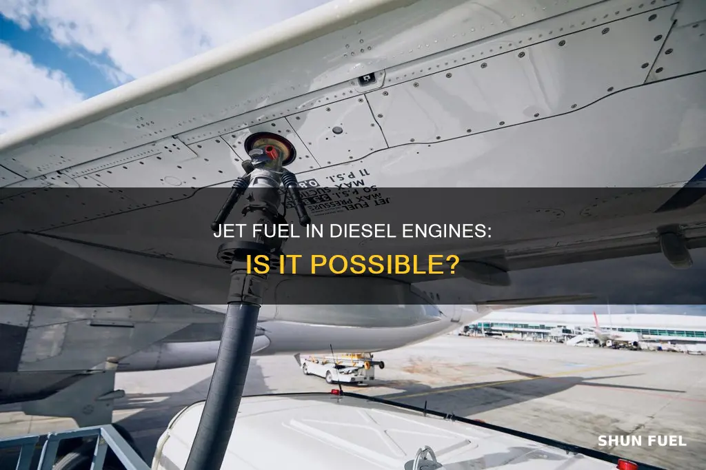 can you run jet fuel in a diesel engine