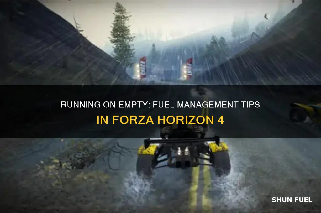 can you run out of fuel in fh4