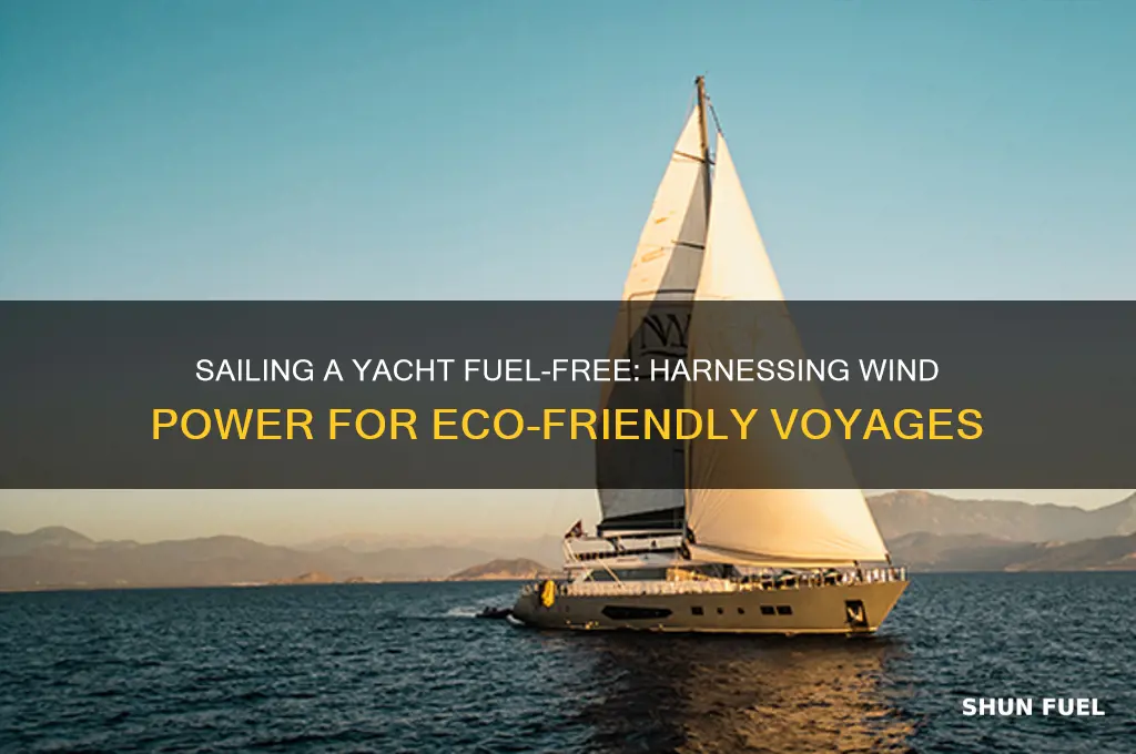 can you sail a yacht without fuel