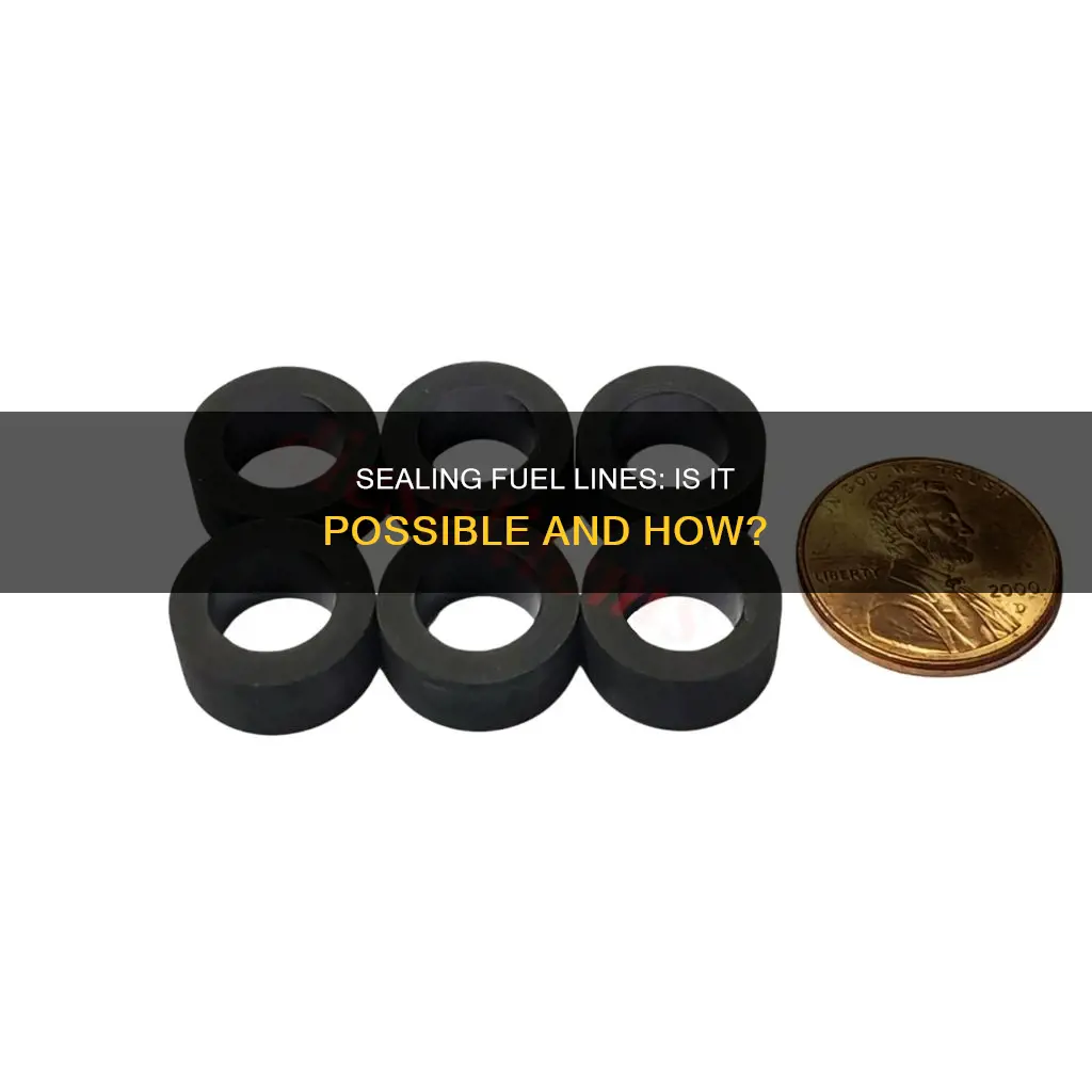 can you seal a fuel line