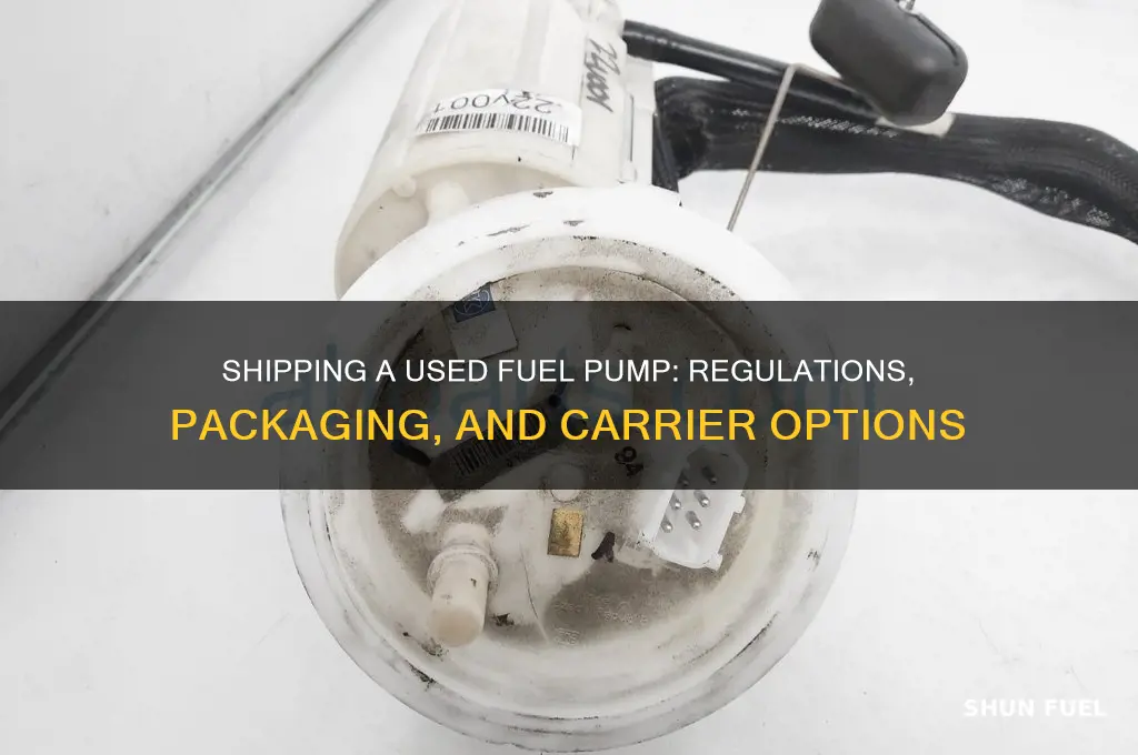 can you ship a used fuel pump