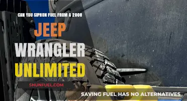 Siphoning Fuel from a 2008 Jeep Wrangler Unlimited: Is It Possible?