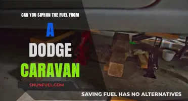 Siphoning Fuel from a Dodge Caravan: Is It Possible and Safe?