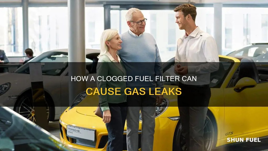 can you smell gas if the fuel filter is clogged