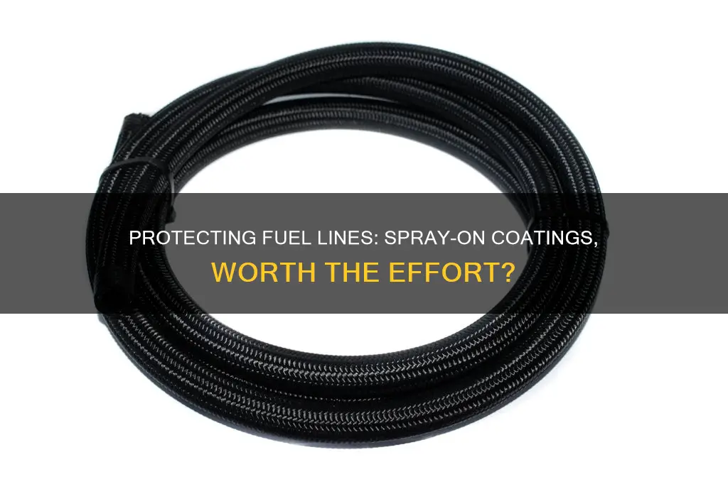 can you spray fuel lines with protective coating