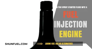 Spraying Starter Fluid in Fuel Injection Engines: Safe or Risky?