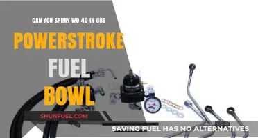Using WD-40 in OBS Powerstroke Fuel Bowl: Safe or Risky?