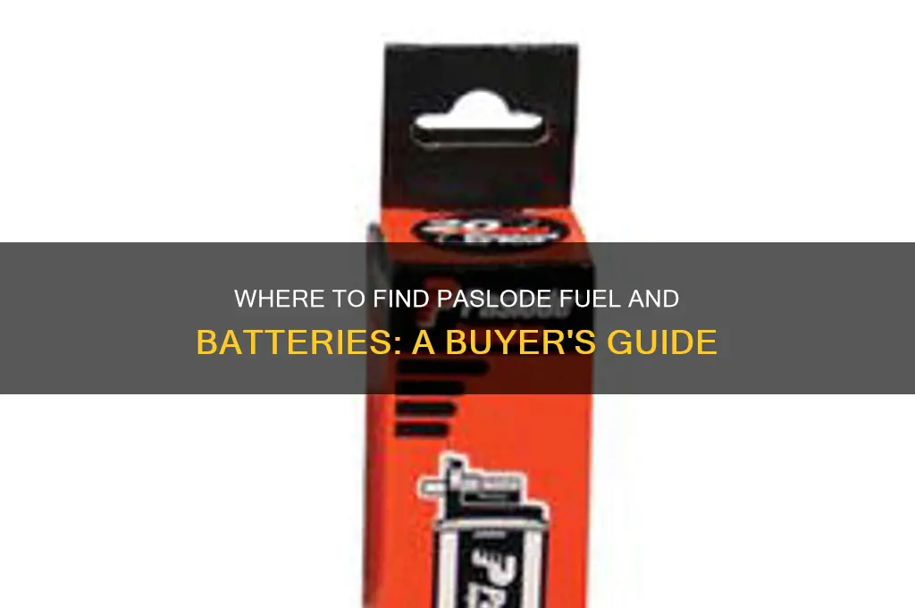 can you still buy fuel and batteries for paslode