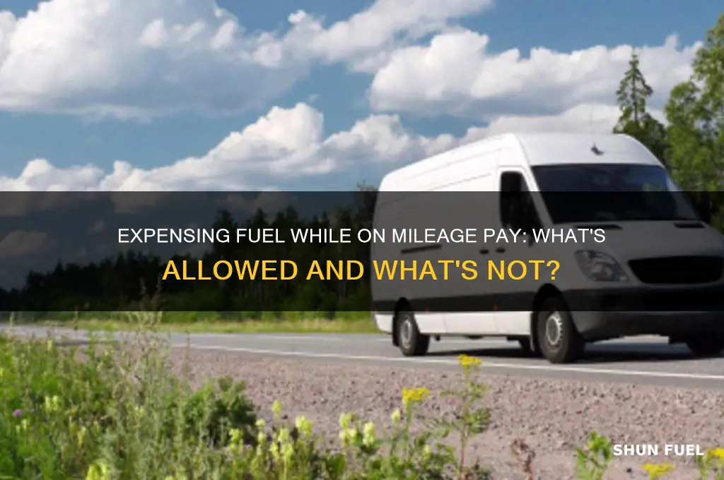 can you still expense fuel when being paid milage