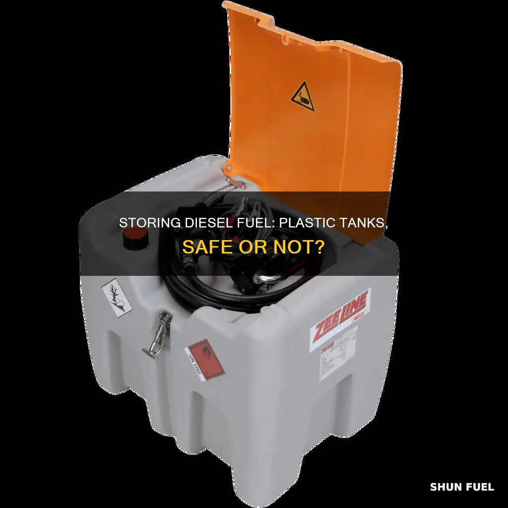 can you store diesel fuel in a plastic tank
