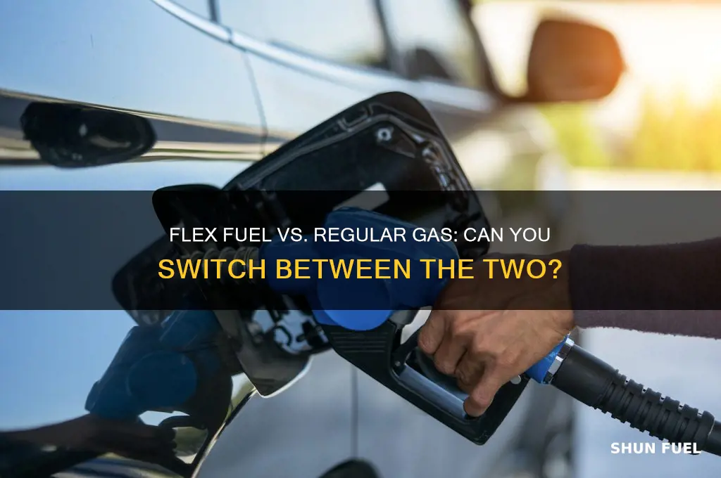 can you switch between flex fuel and regular