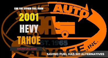 Syphoning Fuel from a 2001 Chevy Tahoe: Is It Possible?