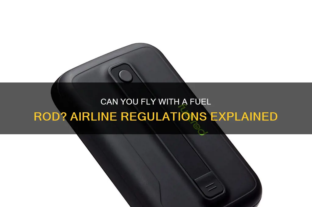 can you take a fuel rod on an airplane