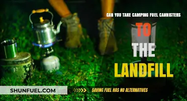 Can Camping Fuel Canisters Be Disposed of at Landfills?