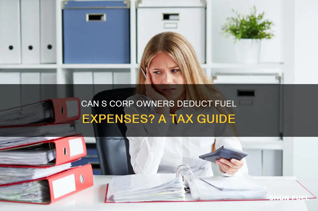 can you take fuel as an expense for s corp