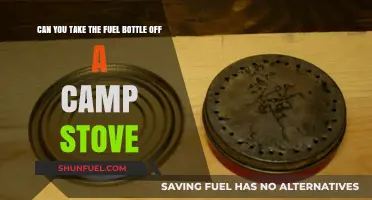 Can You Safely Remove a Fuel Bottle from a Camp Stove?