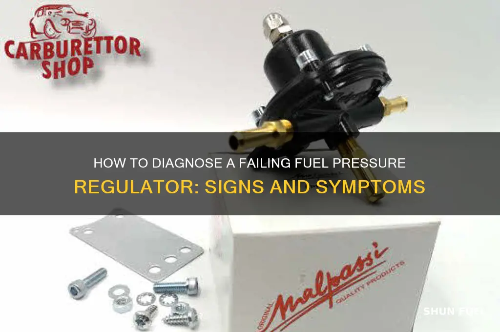 can you tell if a fuel pressure regulator is bad