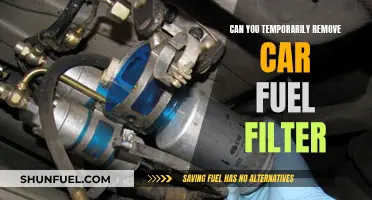 Car Fuel Filter: Temporary Removal Guide