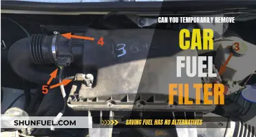 How to Safely Remove a Car Fuel Filter Temporarily