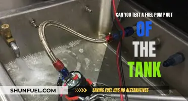 Testing Fuel Pumps: Out of the Tank?