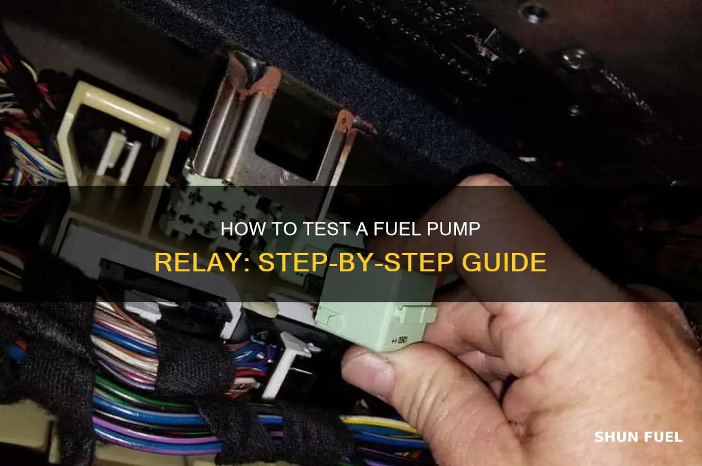 can you test a fuel pump relay