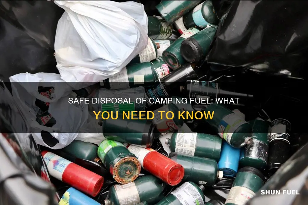 can you throw away camping fuel