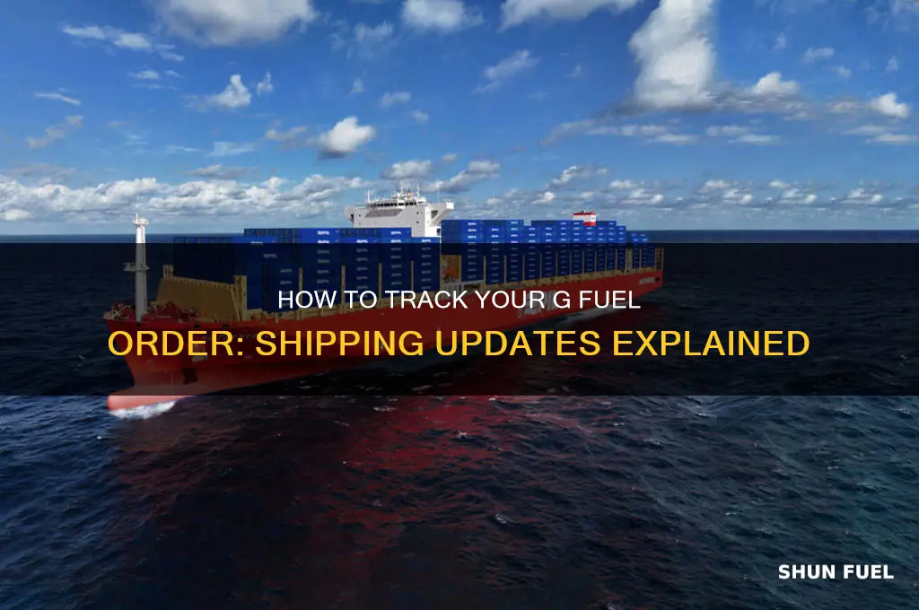 can you track g fuel shipping