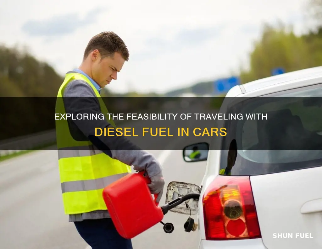 can you travel with diesel fuel in a car