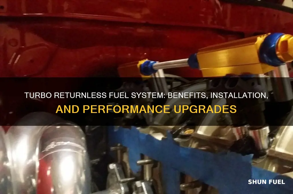 can you turbo returnless fuel system