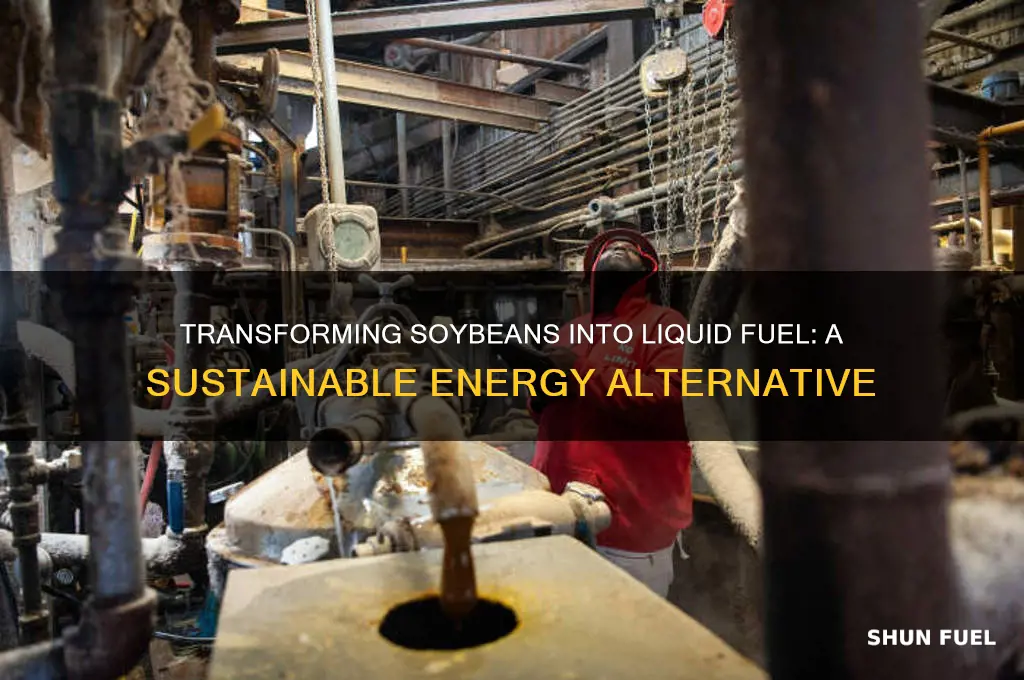 can you turn soybeans into liquid fuel