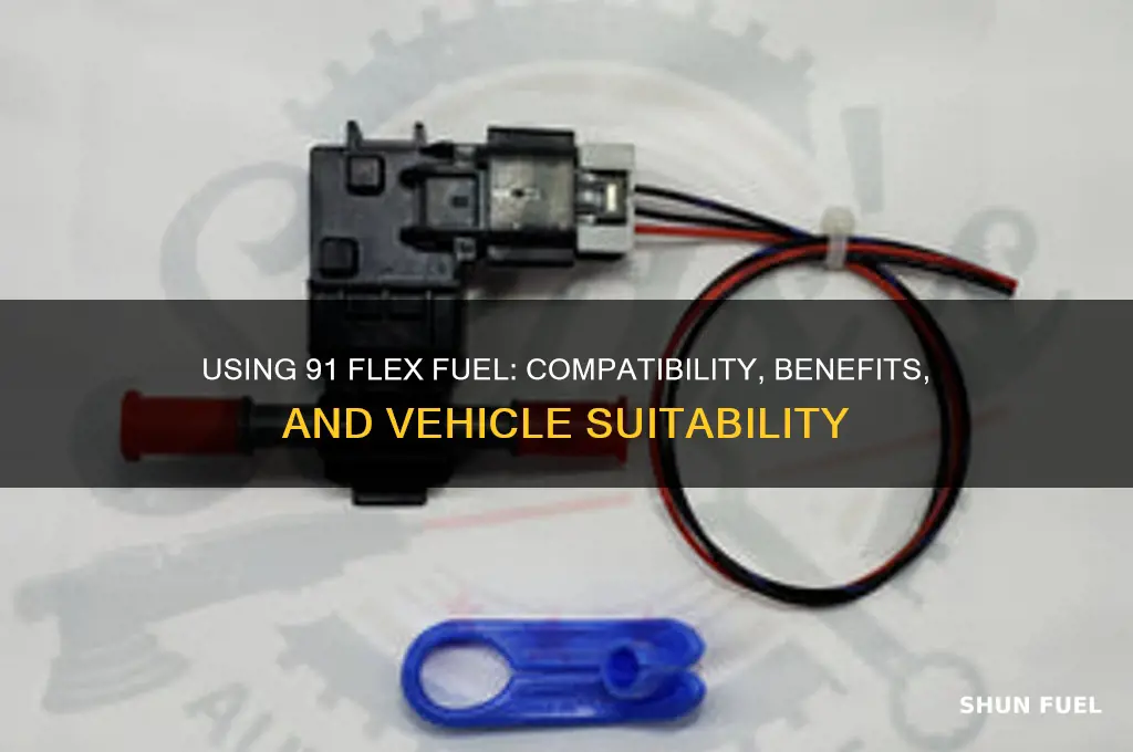 can you use 91 flex fuel
