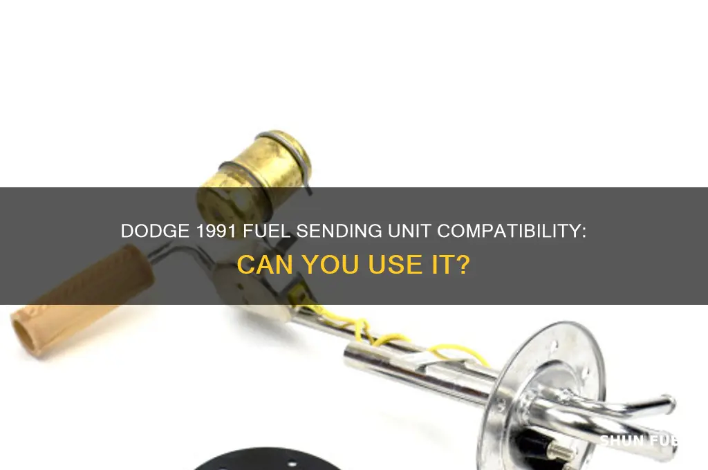 can you use a doge 1991 fuel sending unit