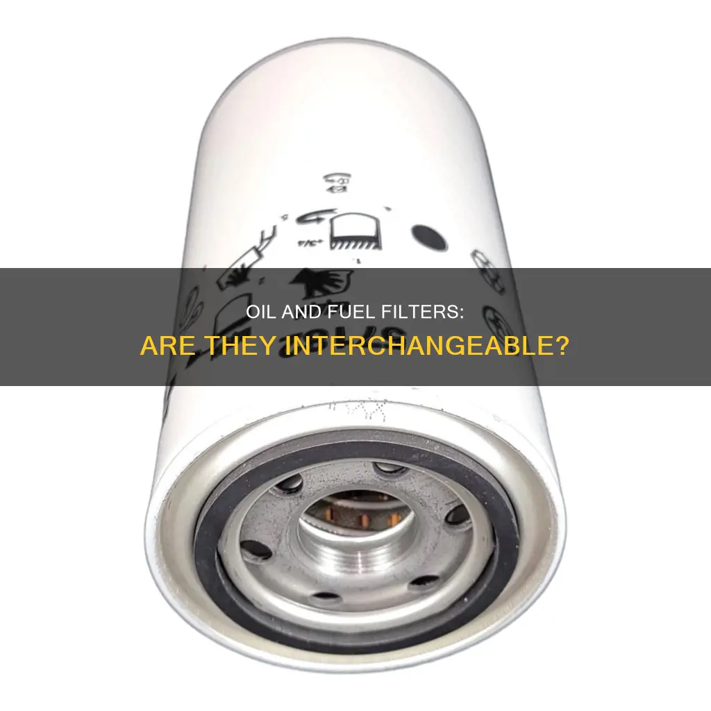 can you use a oil filter for a fuel fiiter