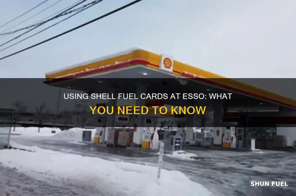 can you use a shell fuel card at esso