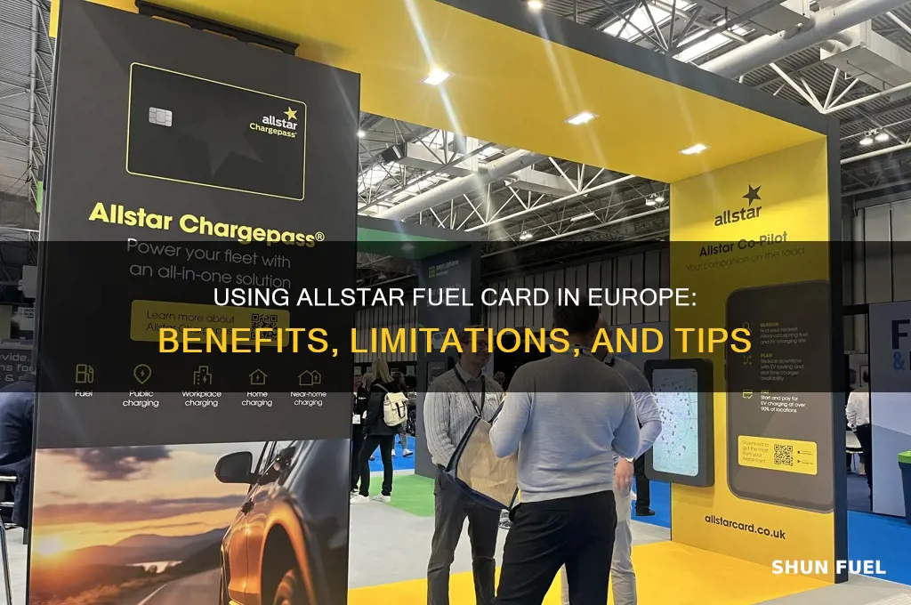 can you use allstar fuel card in europe