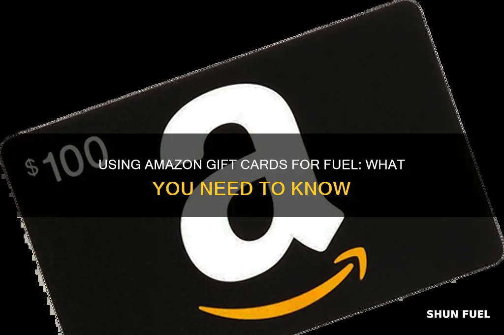 can you use amazon gift card for fuel
