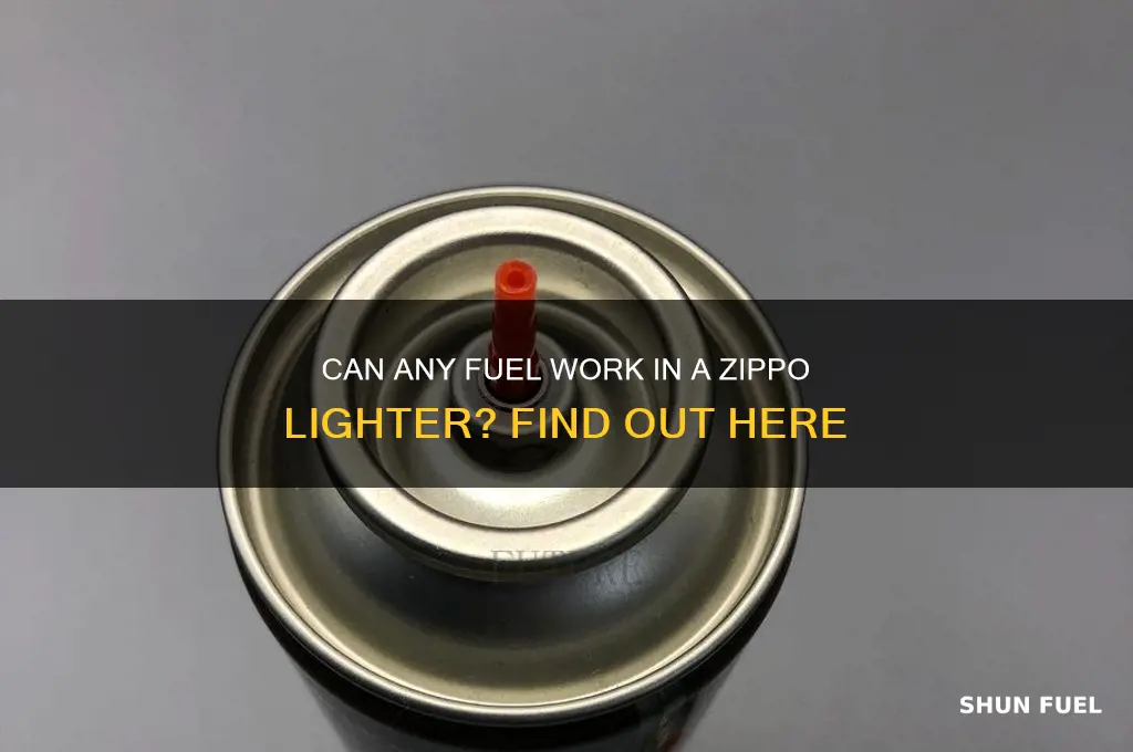 can you use any fuel for zippo