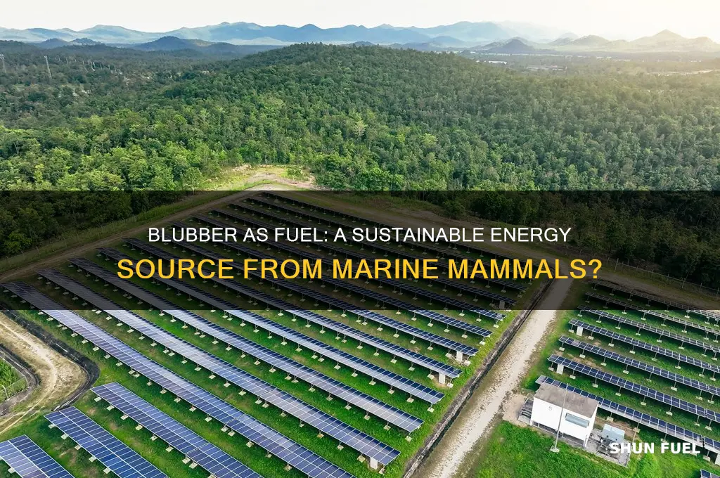 can you use blubber as a fuel