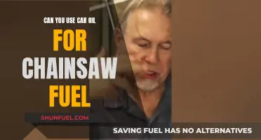 Using Car Oil for Chainsaw Fuel: A Good Idea?