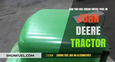 Using Clean Diesel Fuel in John Deere Tractors