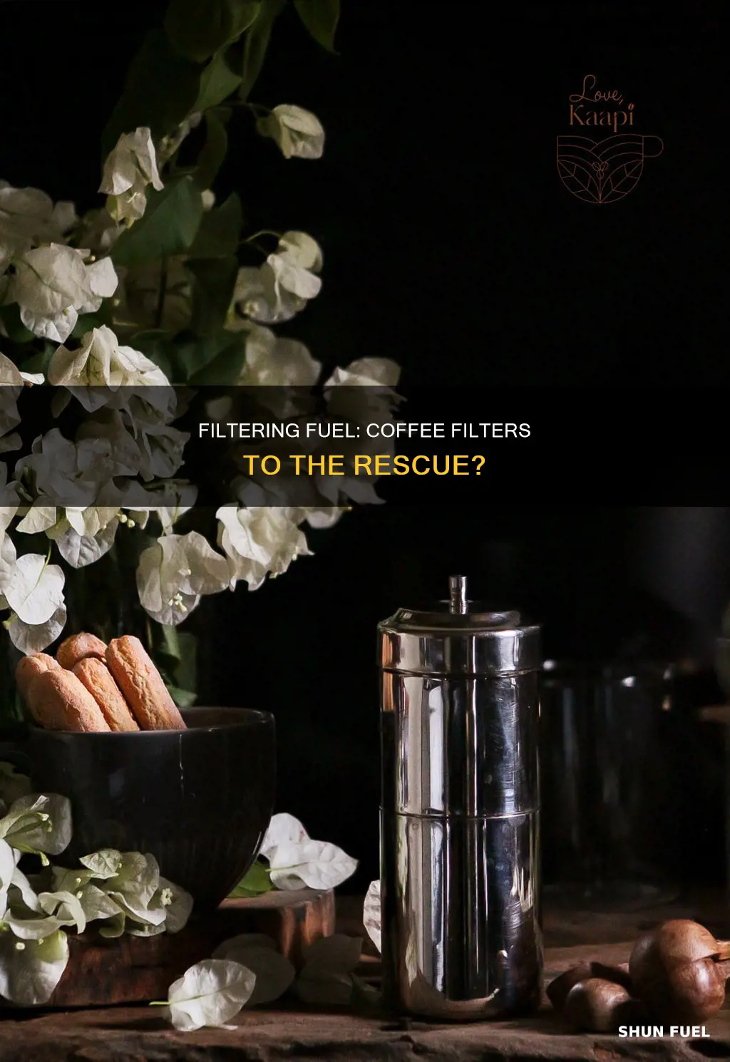 can you use coffee filters to filter fuel