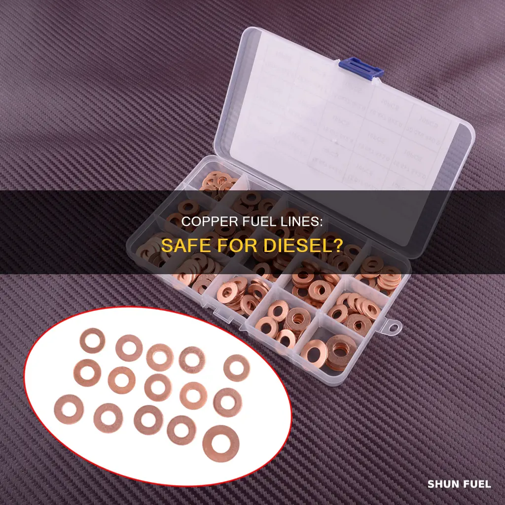 can you use copper for diesel fuel lines