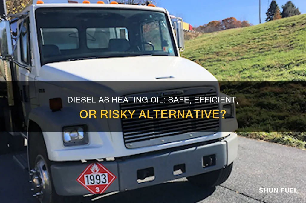 can you use diesel fuel as heating oil