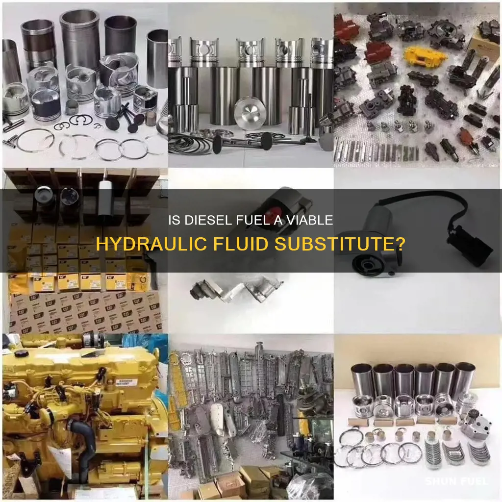 can you use diesel fuel for hydraulic fluid