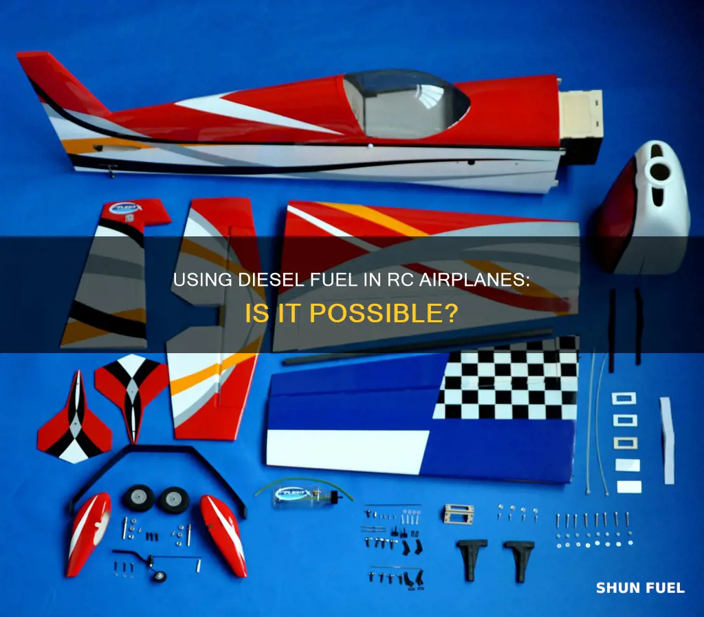 can you use diesel fuel in rc airplanes