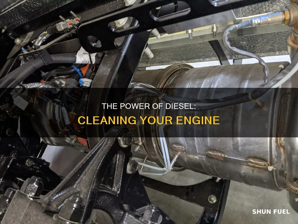 can you use diesel fuel to clean engine