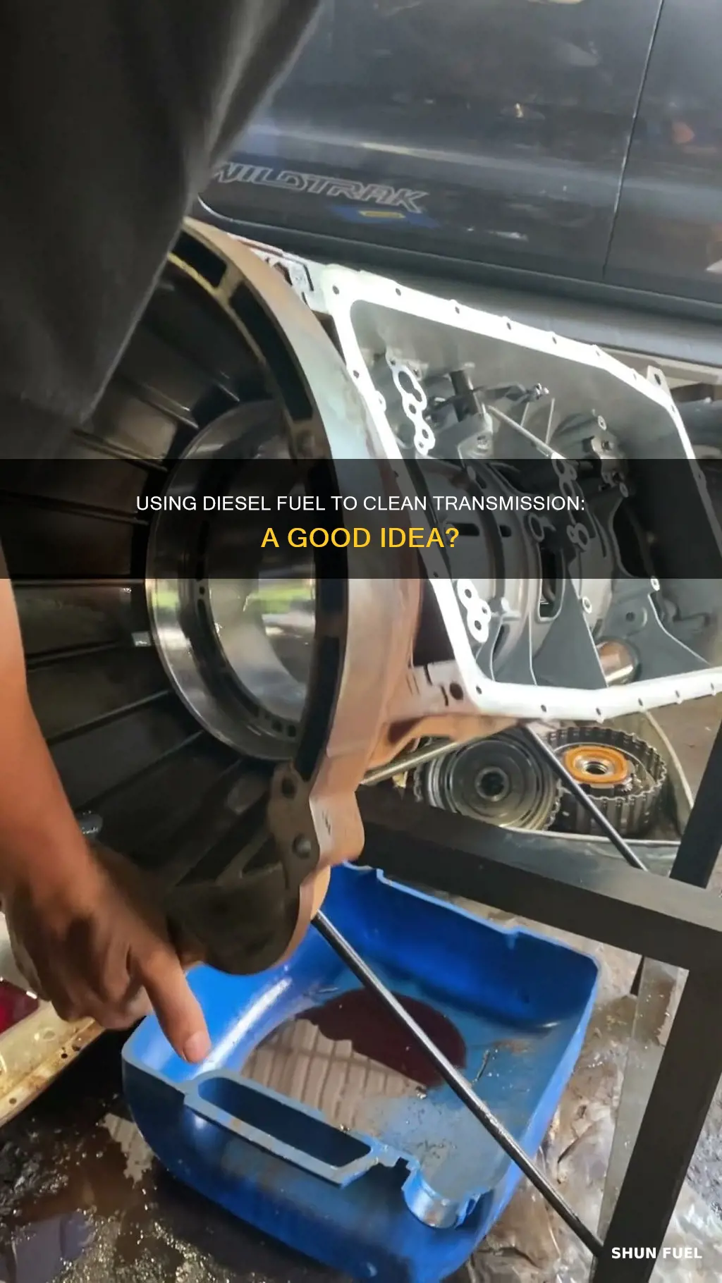 can you use diesel fuel to clean transmission