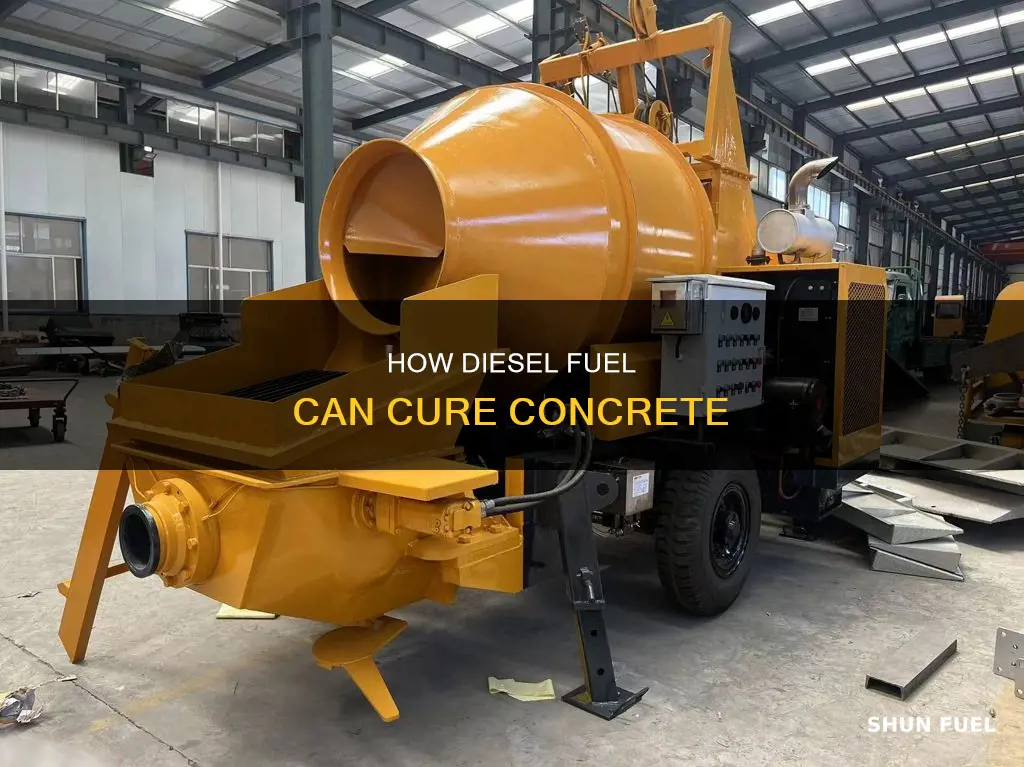 can you use diesel fuel to cure concrete