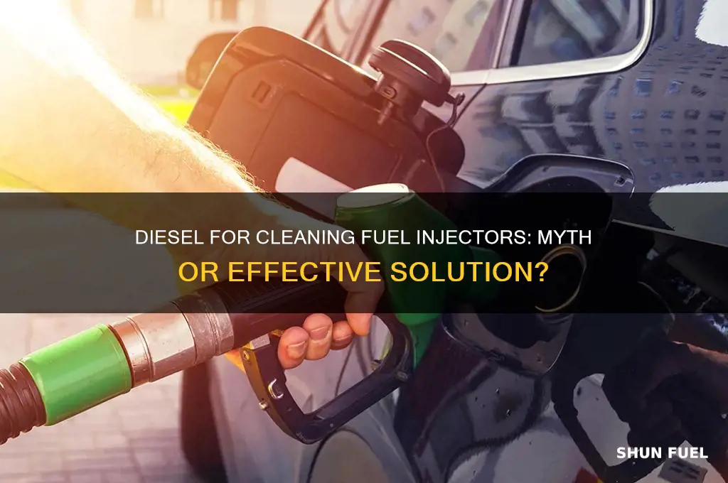 can you use diesel to clean fuel injectors