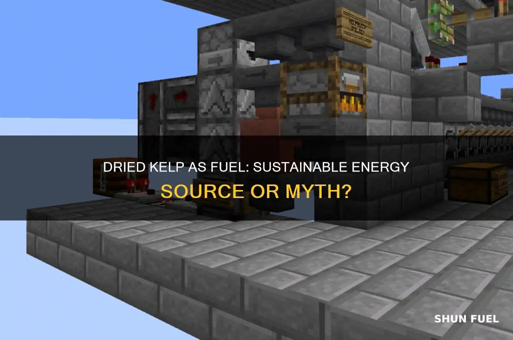 can you use dried kelp as fuel
